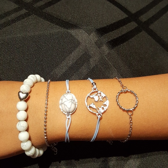 Boho multi layer bracelets 5 inc. - Picture 2 of 3